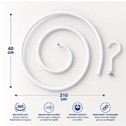 Gancho Espiral EspiralDry 360°